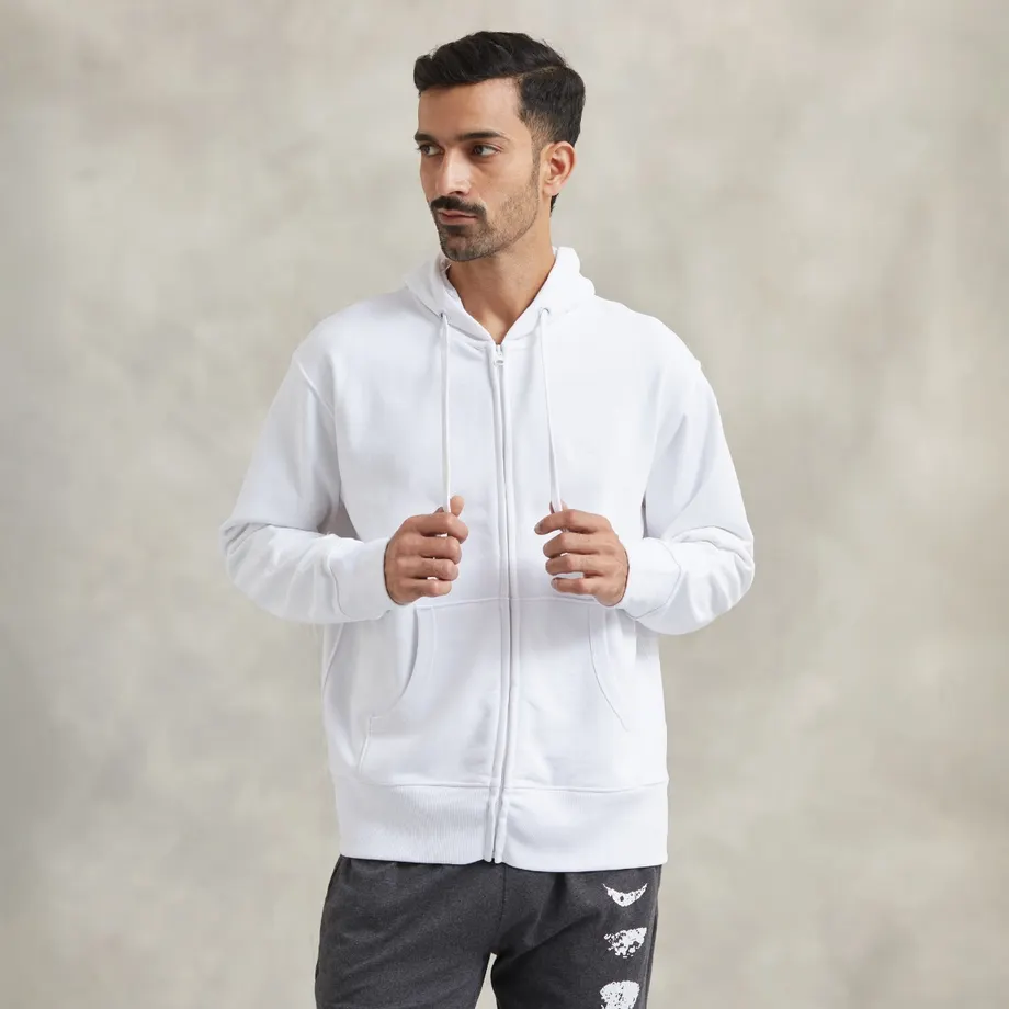 White Hoodie Male
